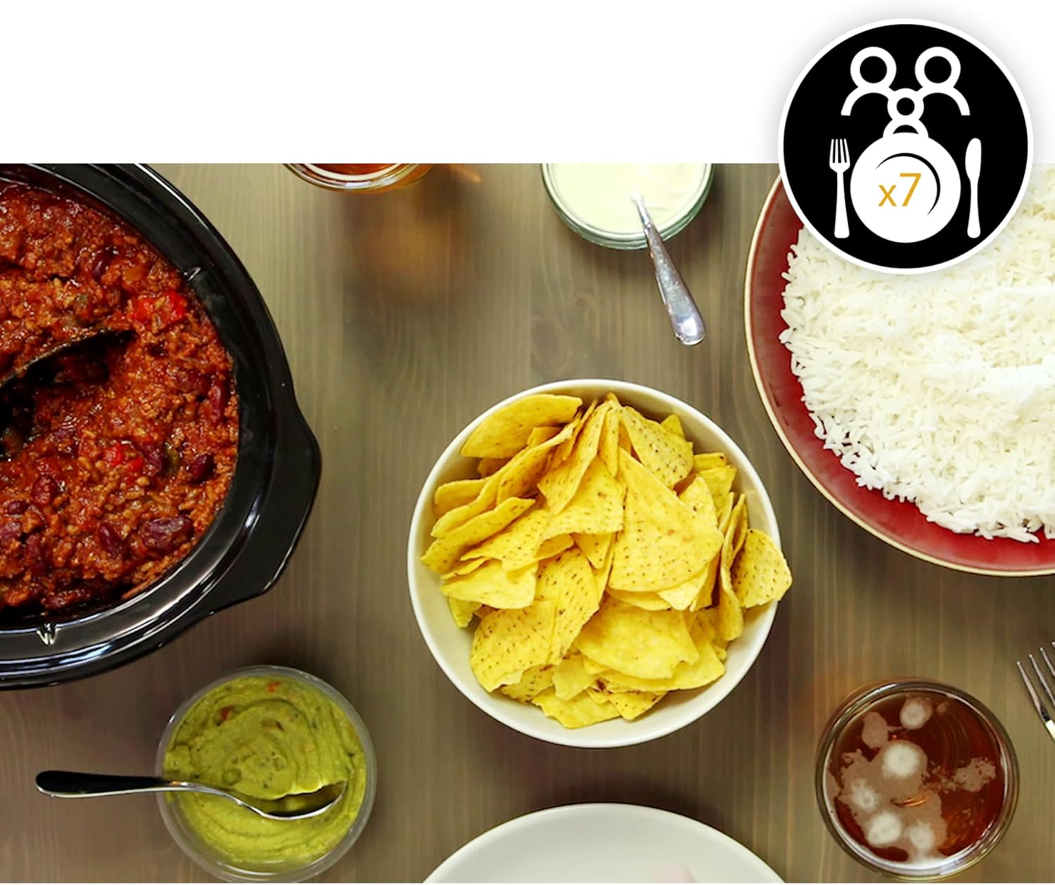 Crockpot, elektronischer Schongarer | 5,7 l (5–6 Personen) | programmierbar mit digitalem 20-Stunden-Timer | Edelstahl [SCCPBPP605]