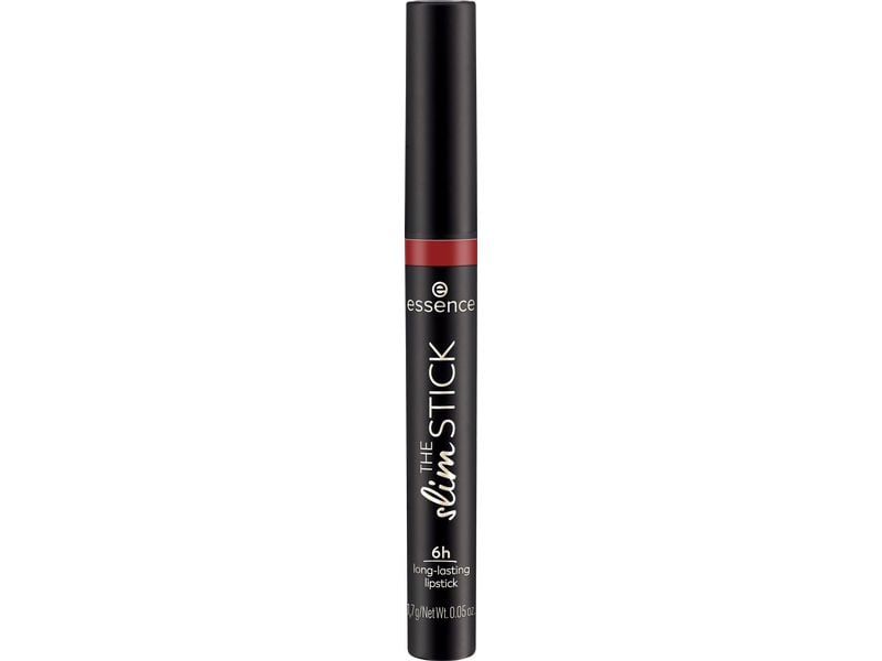 essence Lippenstift The Slim Stick 109 Burgundy Bliss Langanhaltender Lippenstift in bordeauxroten Farbton und samtig-mattem Finish