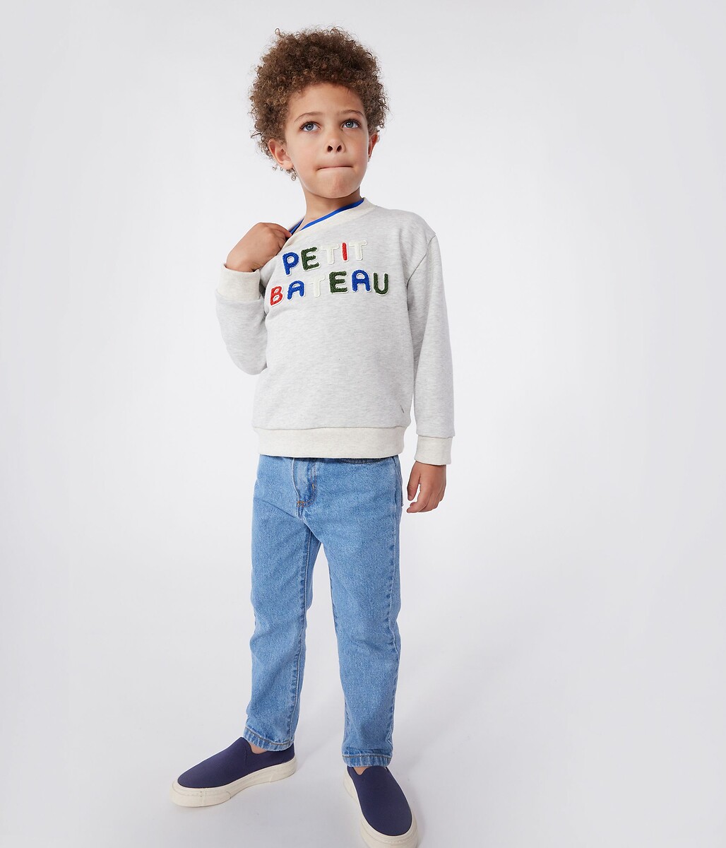 PETIT BATEAU<br>Suéter Flemton com gola redonda