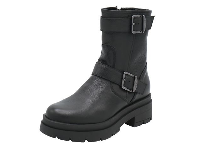 Red Rag Buckle Boot