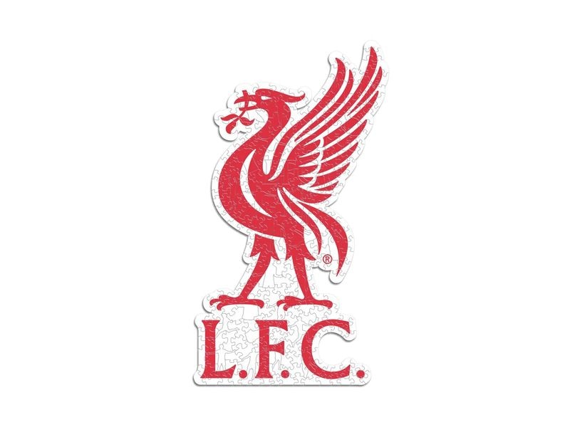 Iconic Puzzle Liverpool FC – Logo Liver Bird Offizielles Holzpuzzle, Grösse M