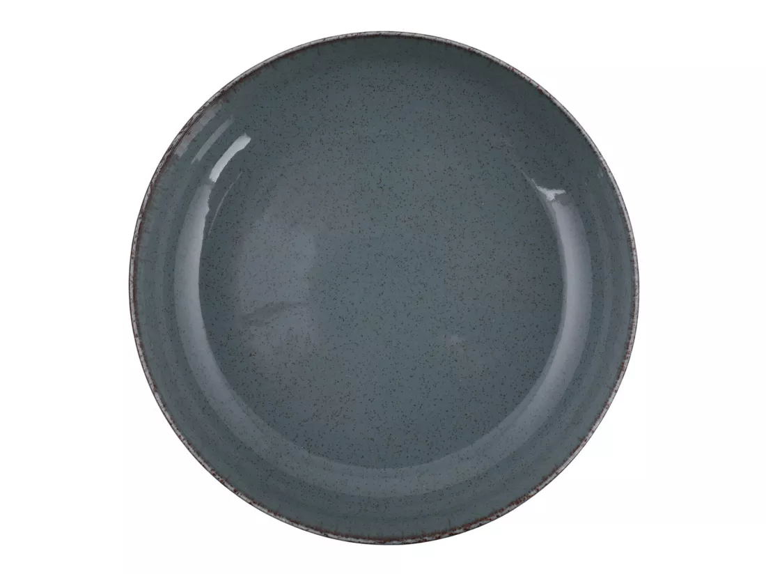 Service vaisselle en porcelaine 18 pièces - Bleu - SANCHA