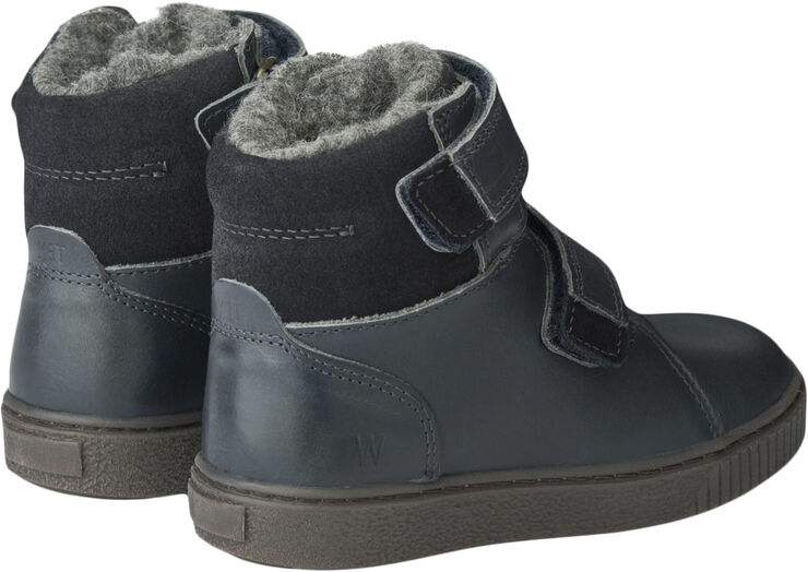 Wheat Hunter Velcro Tex Støvle Black granite