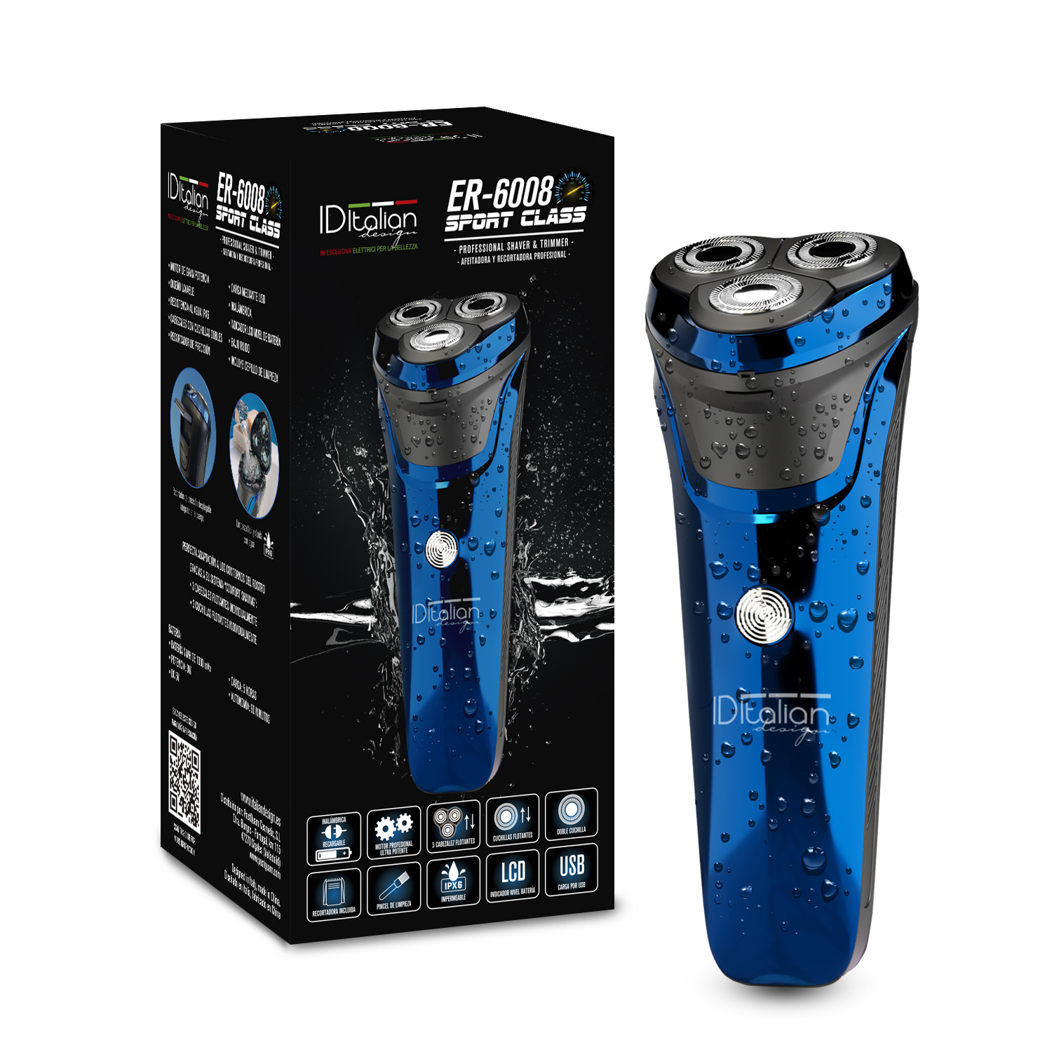 Italian Design ER-6008 Sport Class Shaver