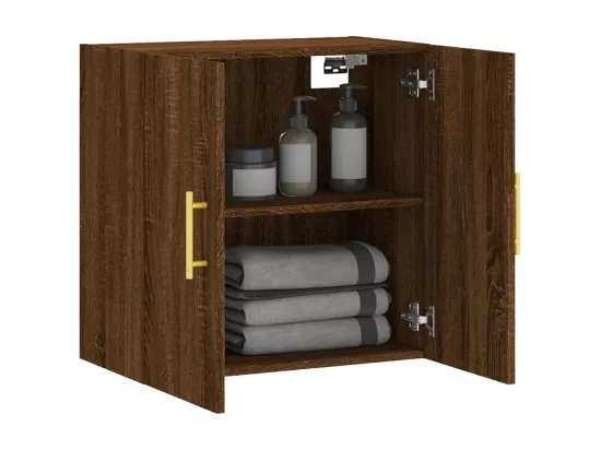 Armoire murale chêne marron 60x31x60 cm bois d'ingénierie
