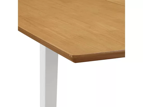 Mobilier de salle à manger 3 pcs MDF Blanc