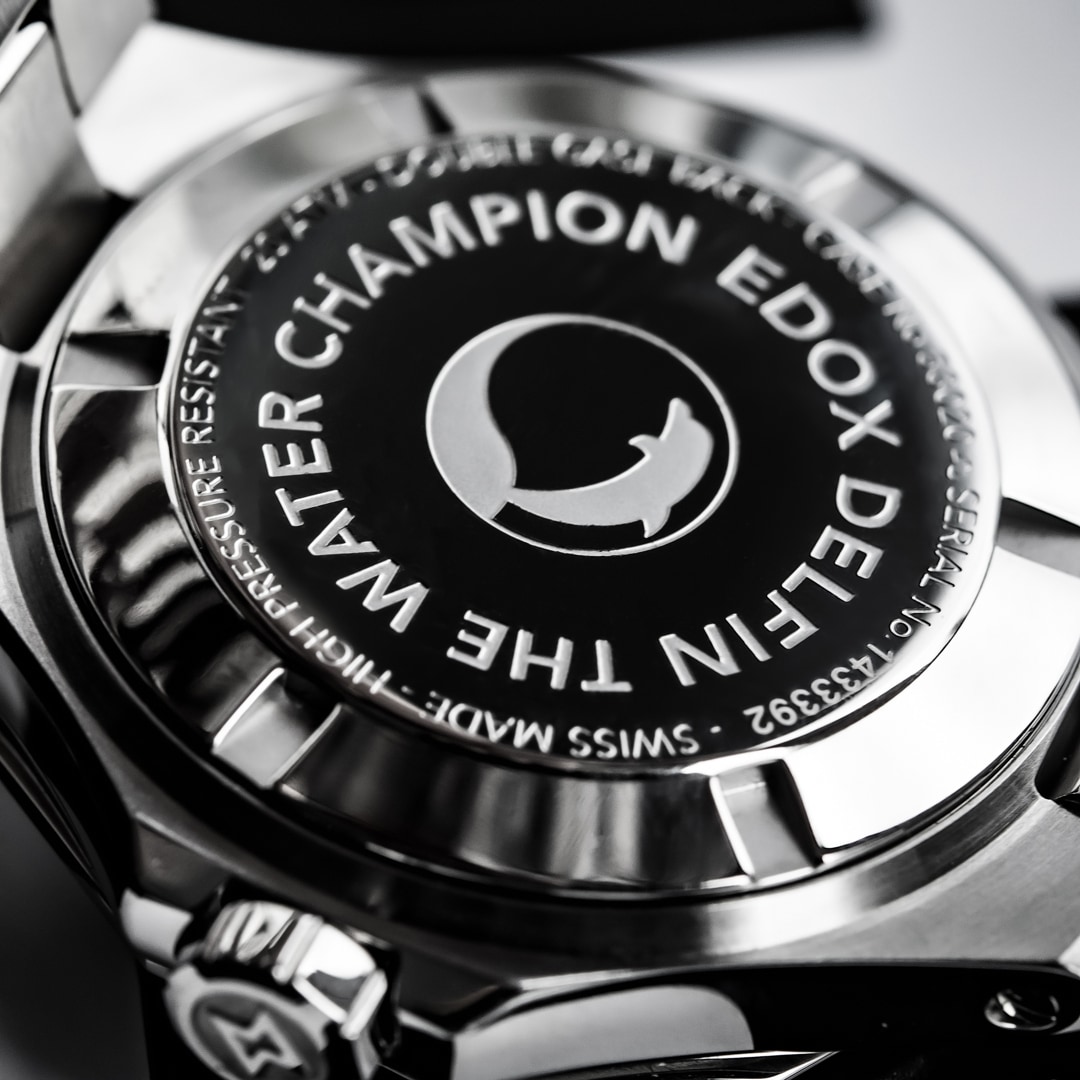 Edox Delfin Diver Date 38 Diamonds