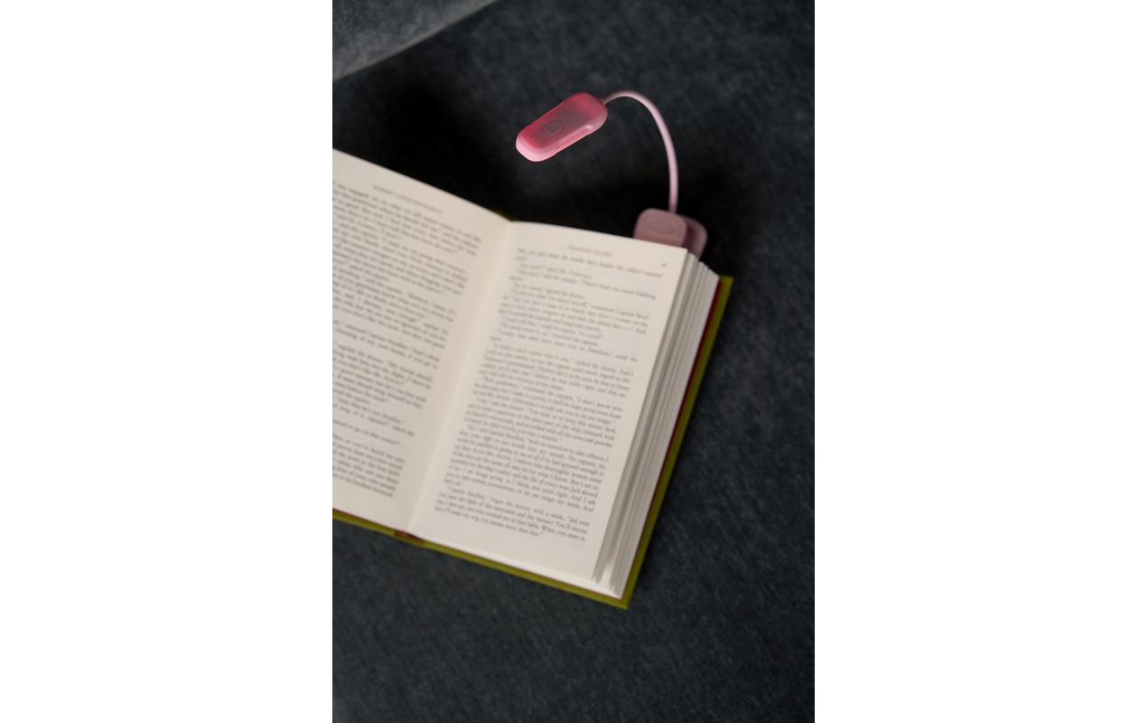Leselicht LilaKompakte LED-Leselampe mit Clip