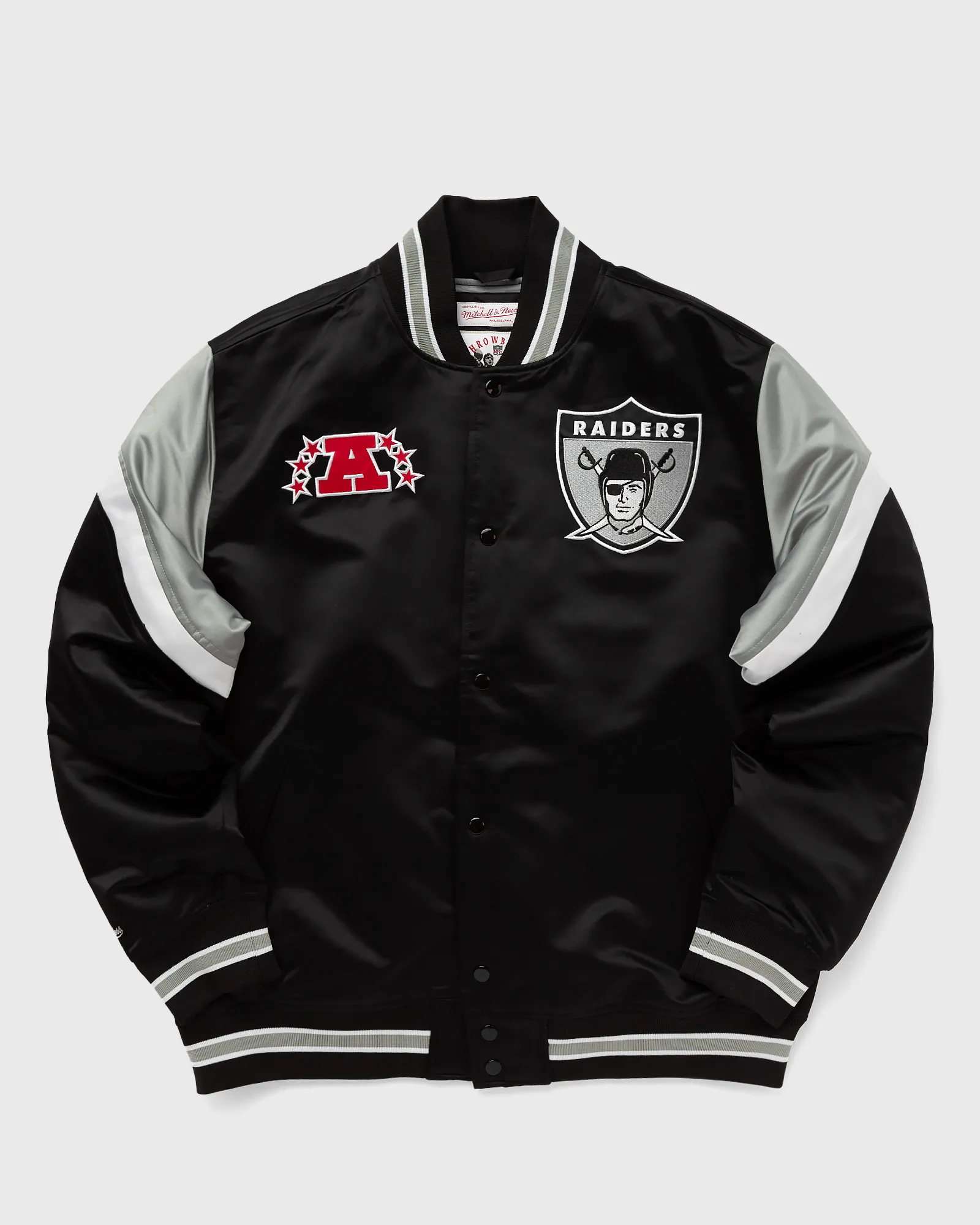 Mitchell & Ness NFL HEAVYWEIGHT SATIN JACKET LAS VEGAS RAIDERS