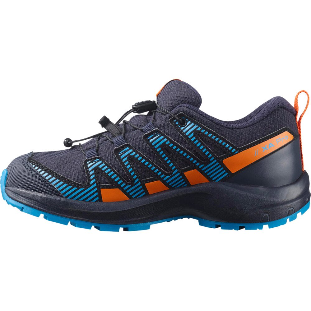 Salomon XA Pro V8 CSWP Wanderschuhe Junior navy wil vibrant orange blithe