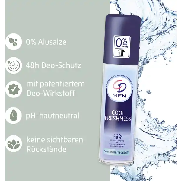 Men 48h Deodorant Zerstäuber Cool Freshness