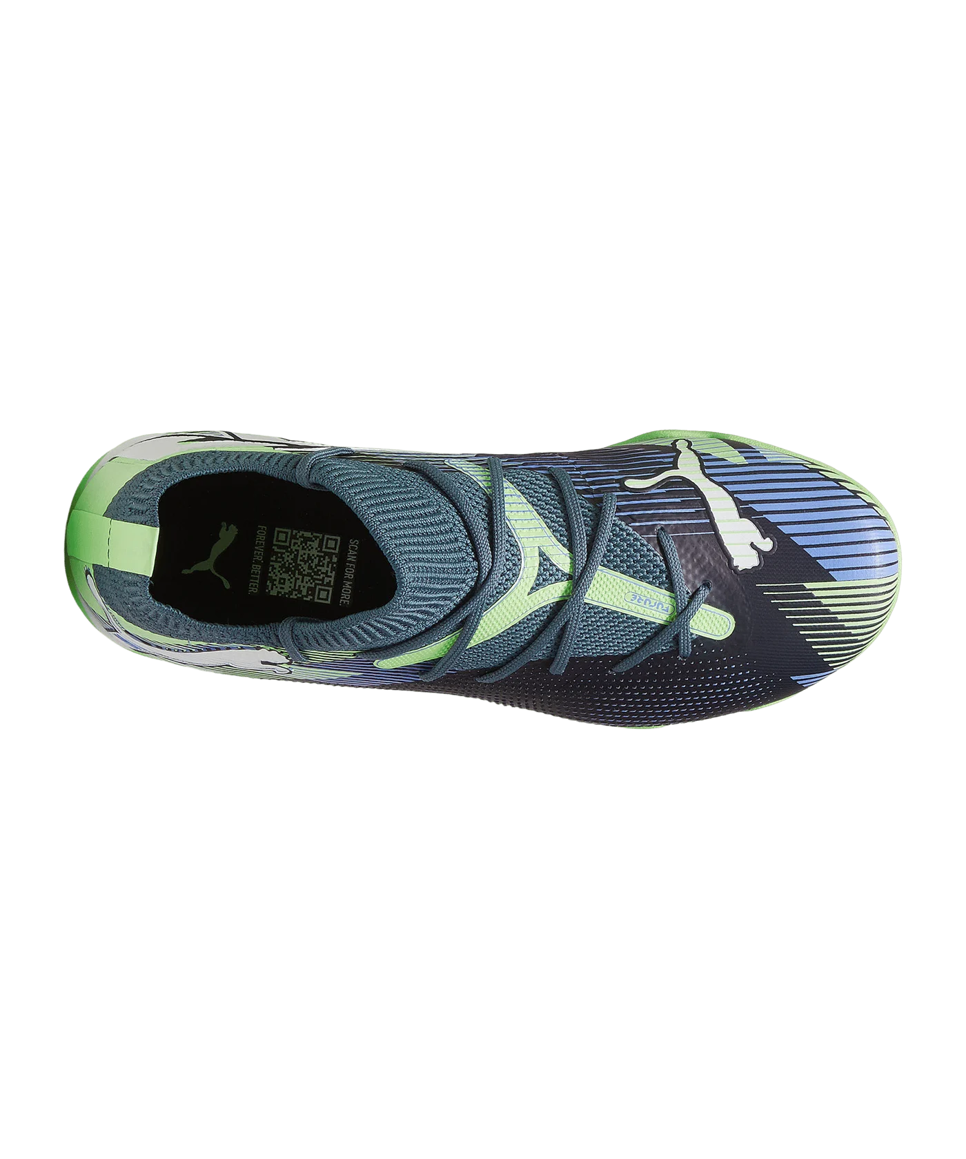 PUMA FUTURE 7 Match + Mid IN Lights Out Jr Kids Grau Weiss F03