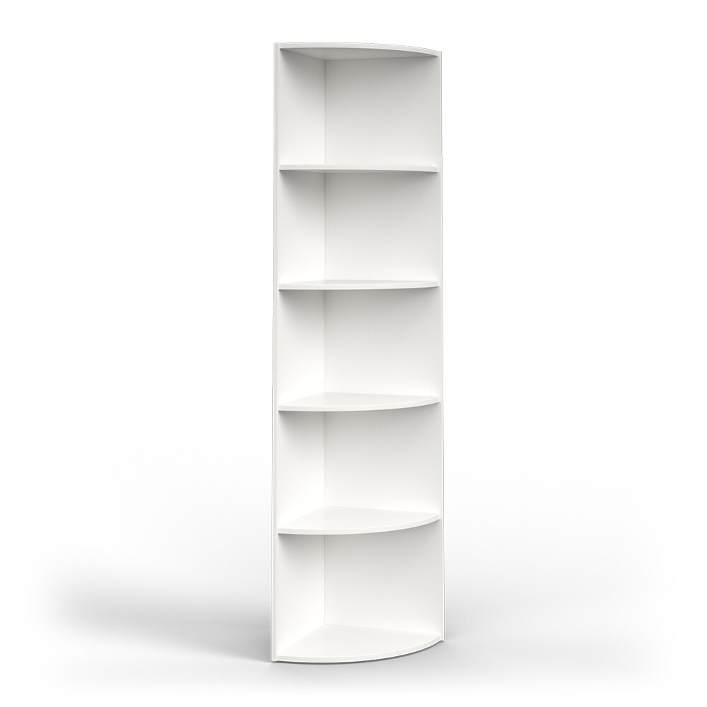 VICCO Eckregal ECKI 180 x 40 cm Weiß - Küchenregal Badregal Winkelregal Regal