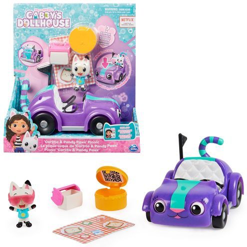 Gabby's Dollhouse - Speelgoedautoset - Carlita & Pandy Paw's Picknick