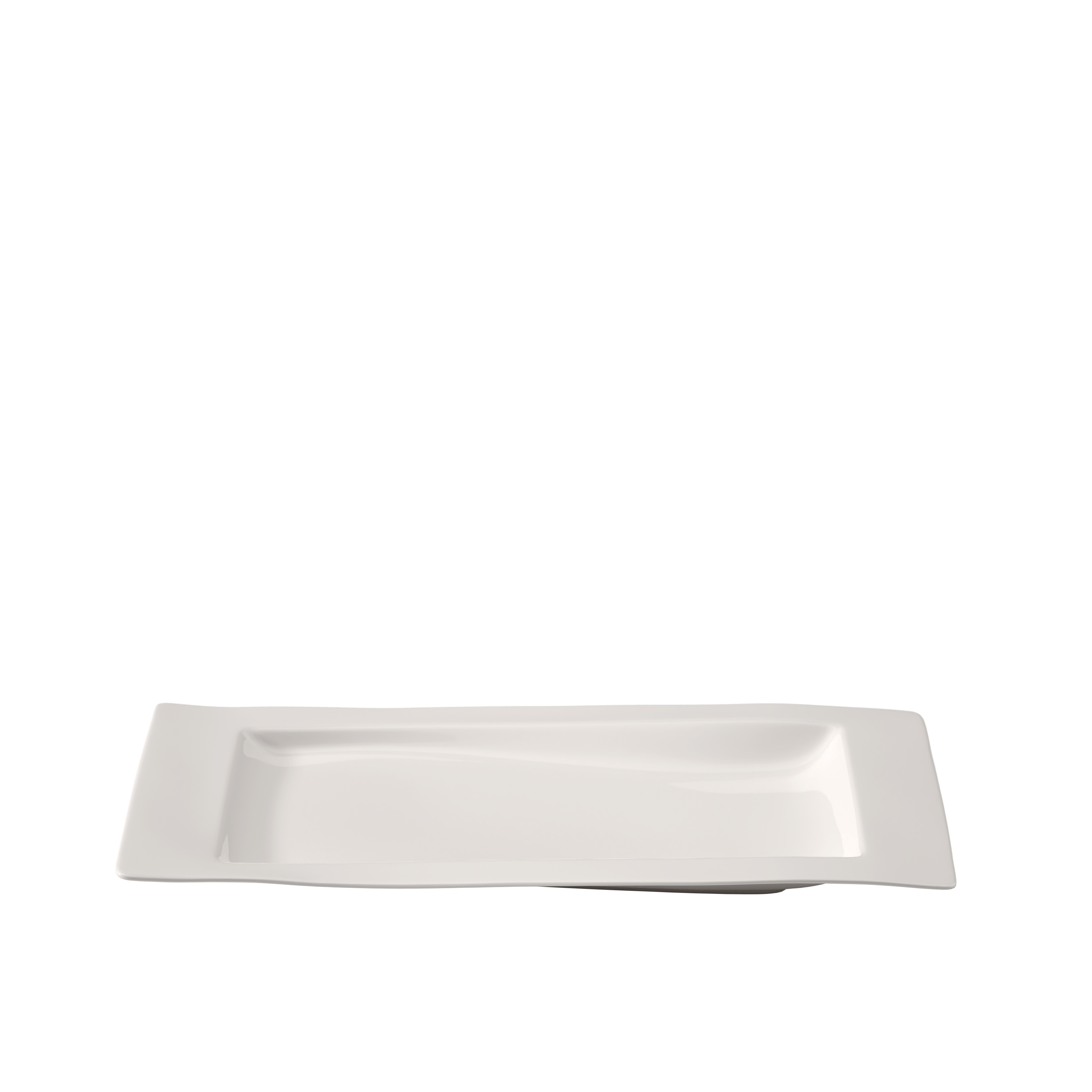NewWave Serving tray White, 19.3'' x 11.9'', Premium Porcelain