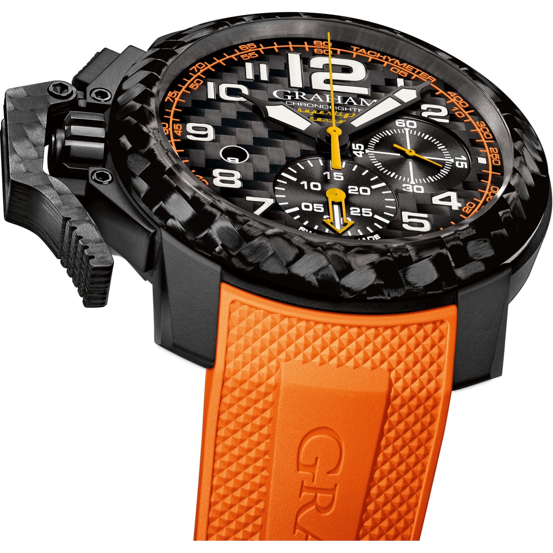 Graham Chronofighter Superlight Carbon Orange