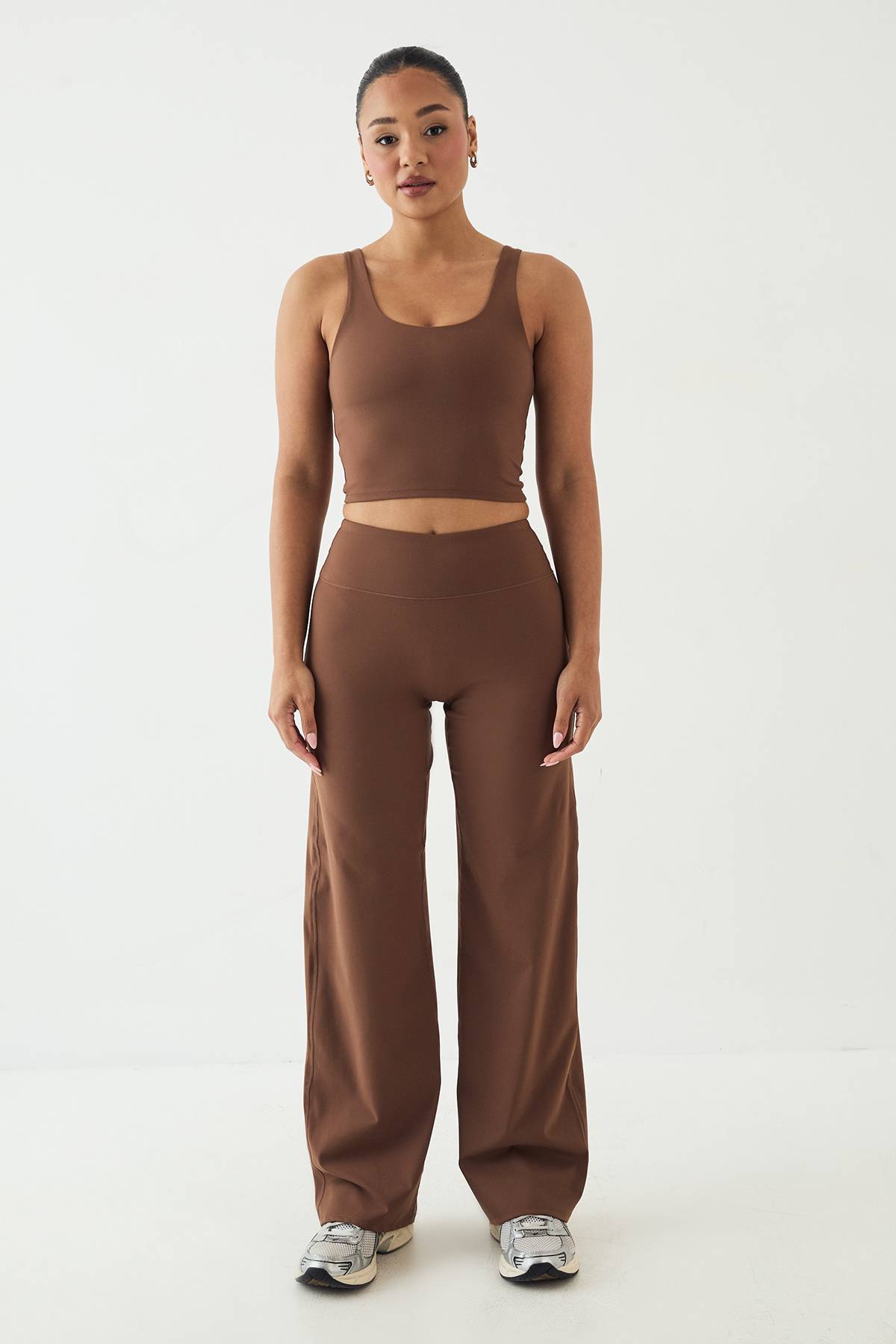 Pantalon De Yoga Jambe Droite Ultra Sculptant Avec Détails De Coutures Dsgn Studio