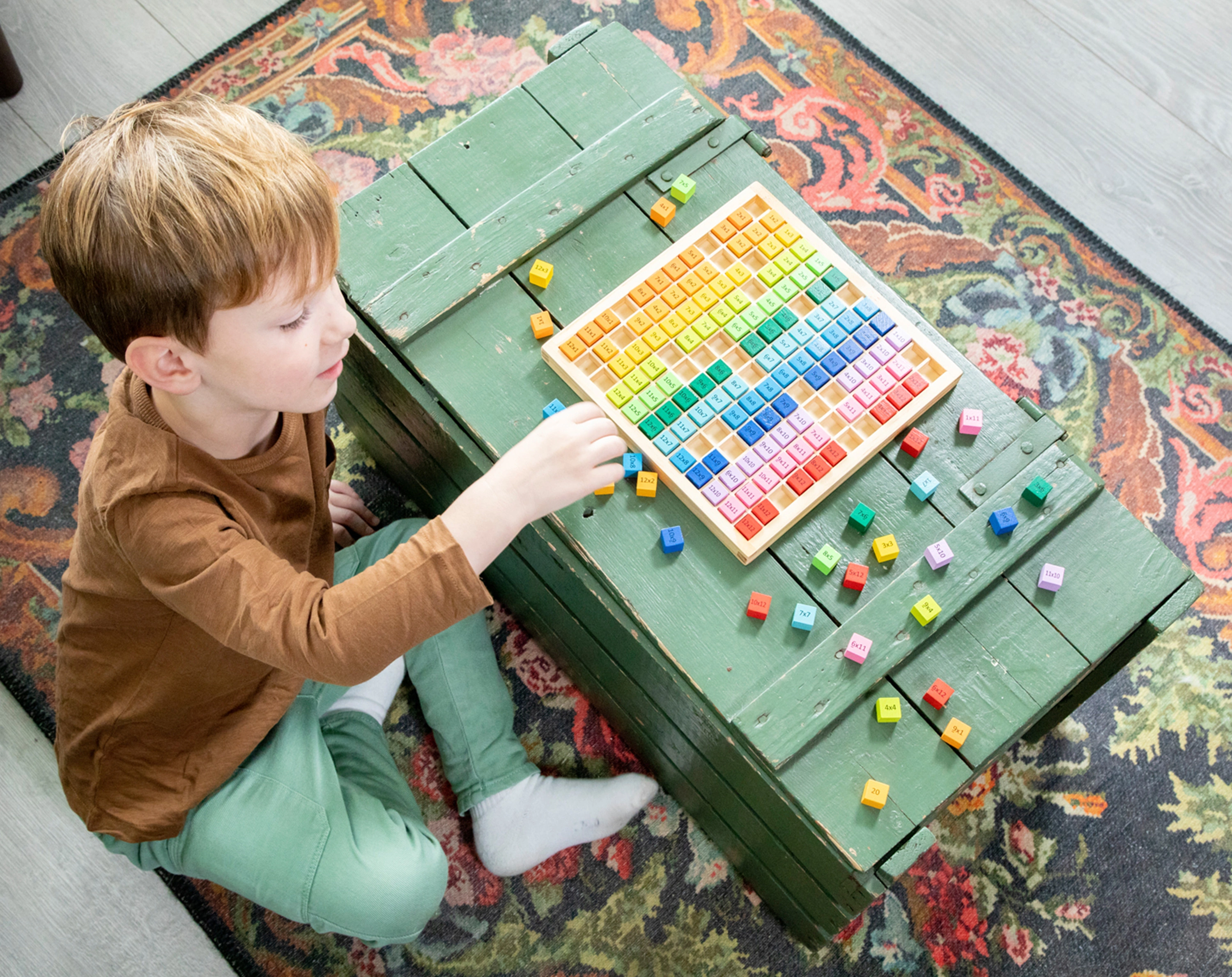 Rechenspiel MULTIPLIKATION aus Holz