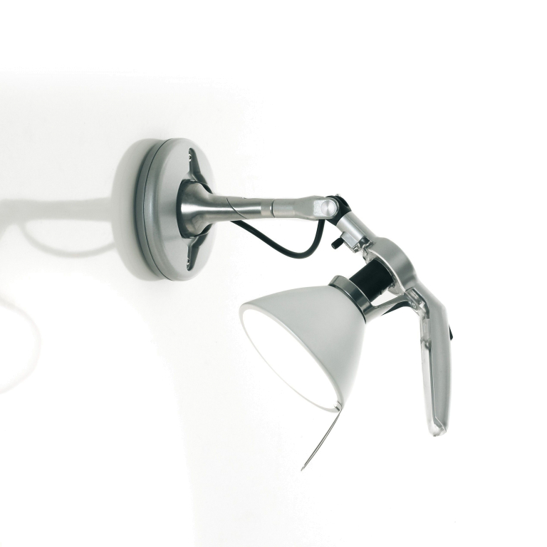 Luceplan Fortebraccio wandlamp 1-arm large metaal