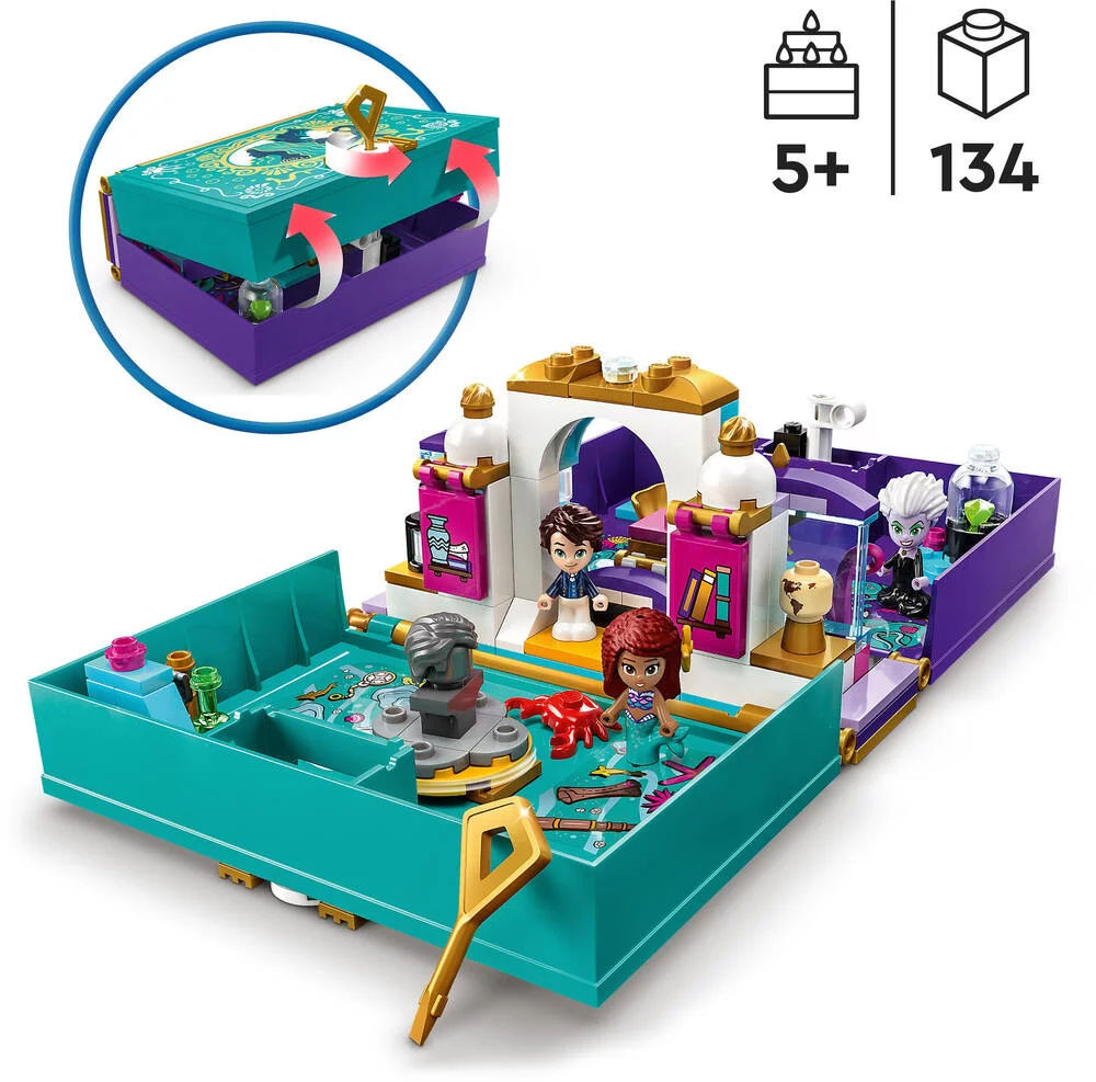 LEGO®DISNEY PRINCESS™ 43213 - LE LIVRE D'HISTOIRE LA PETITE SIRENE