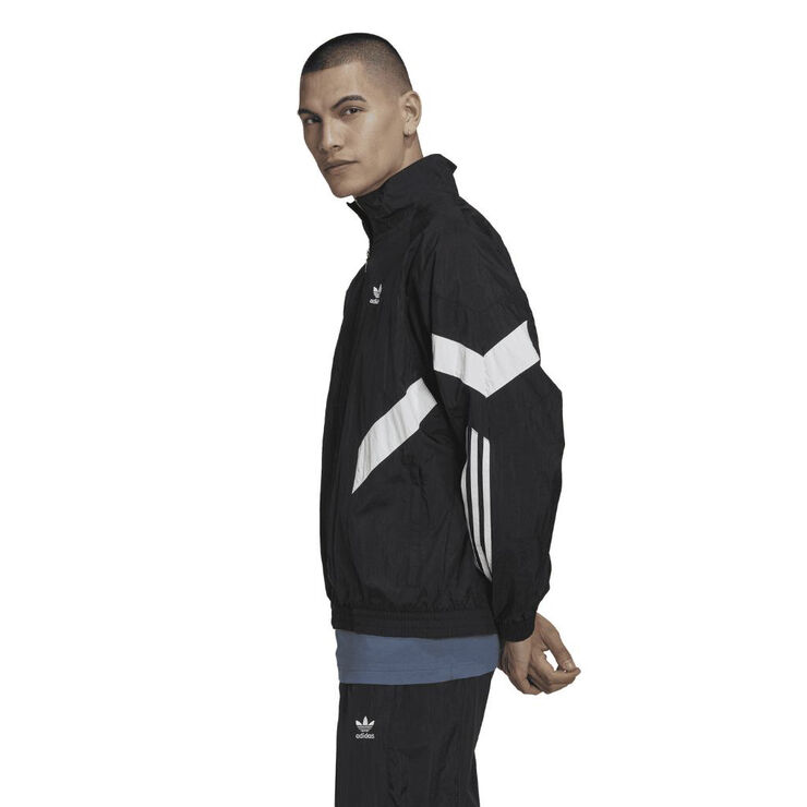 adidas woven training jacket Sort