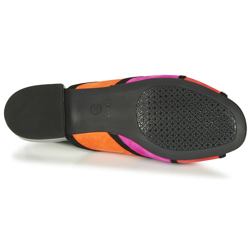 Geox - D WISTREY SANDALO - Noir / Rouge / Rose