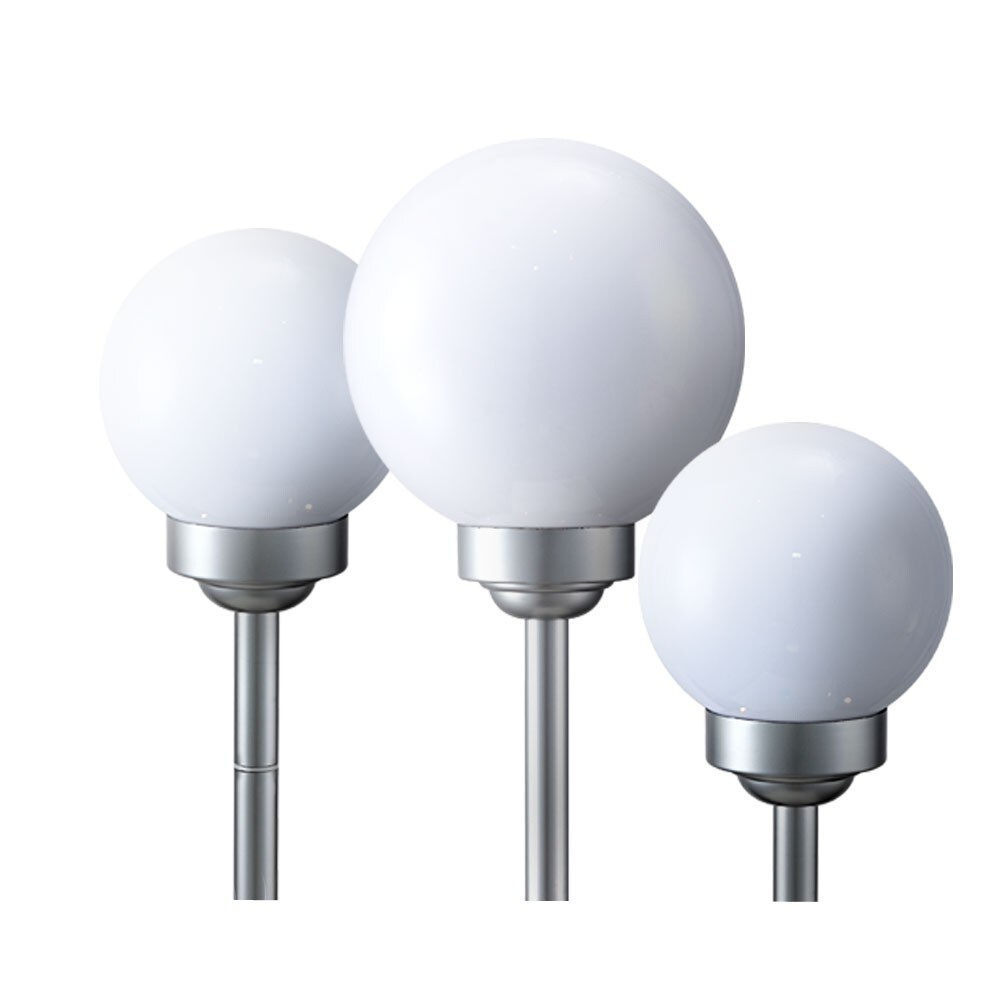 3er Set LED Solarleuchten für den Außenbereich