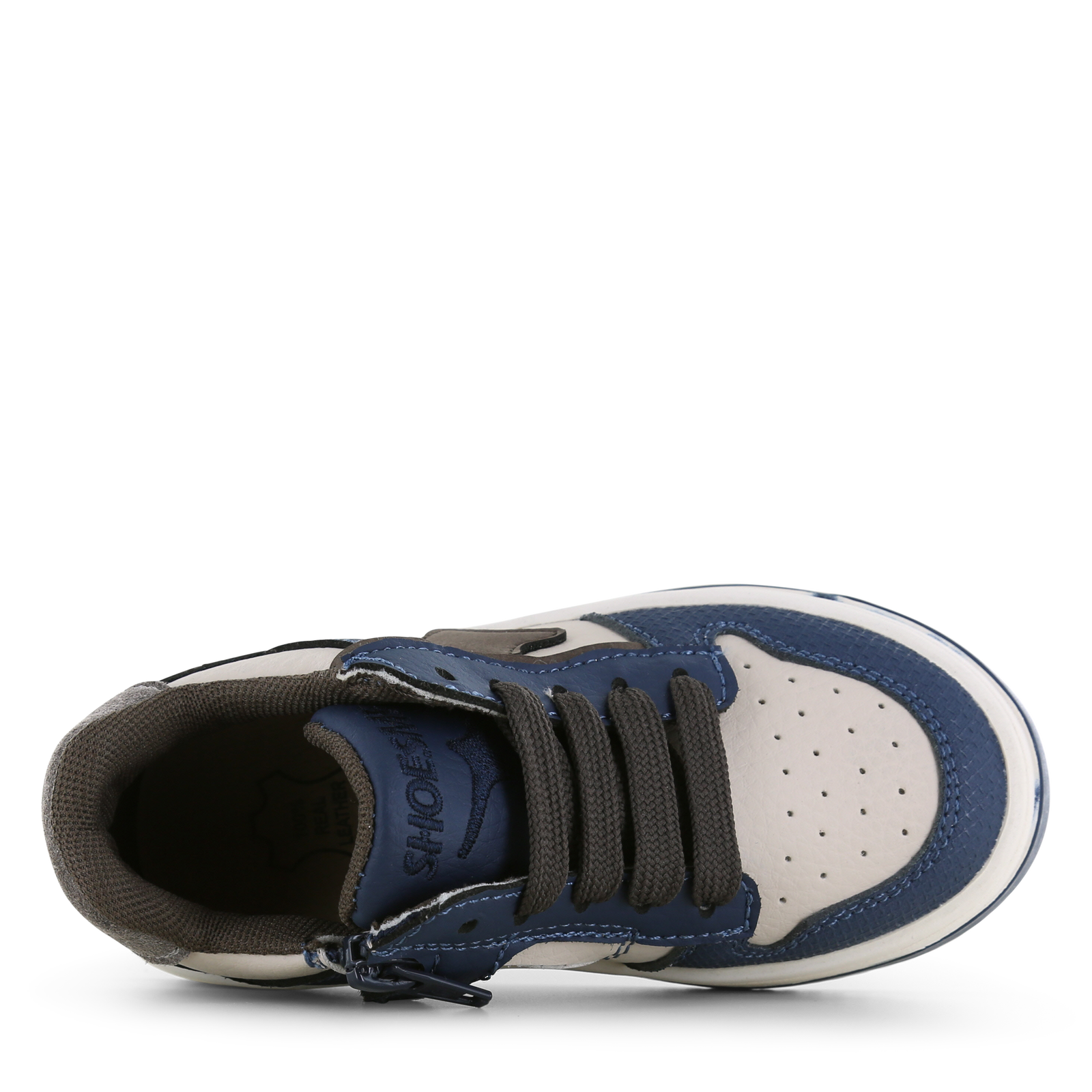Shoesme blauw met bruine sneaker Microfiber leer, Suède | Sale
