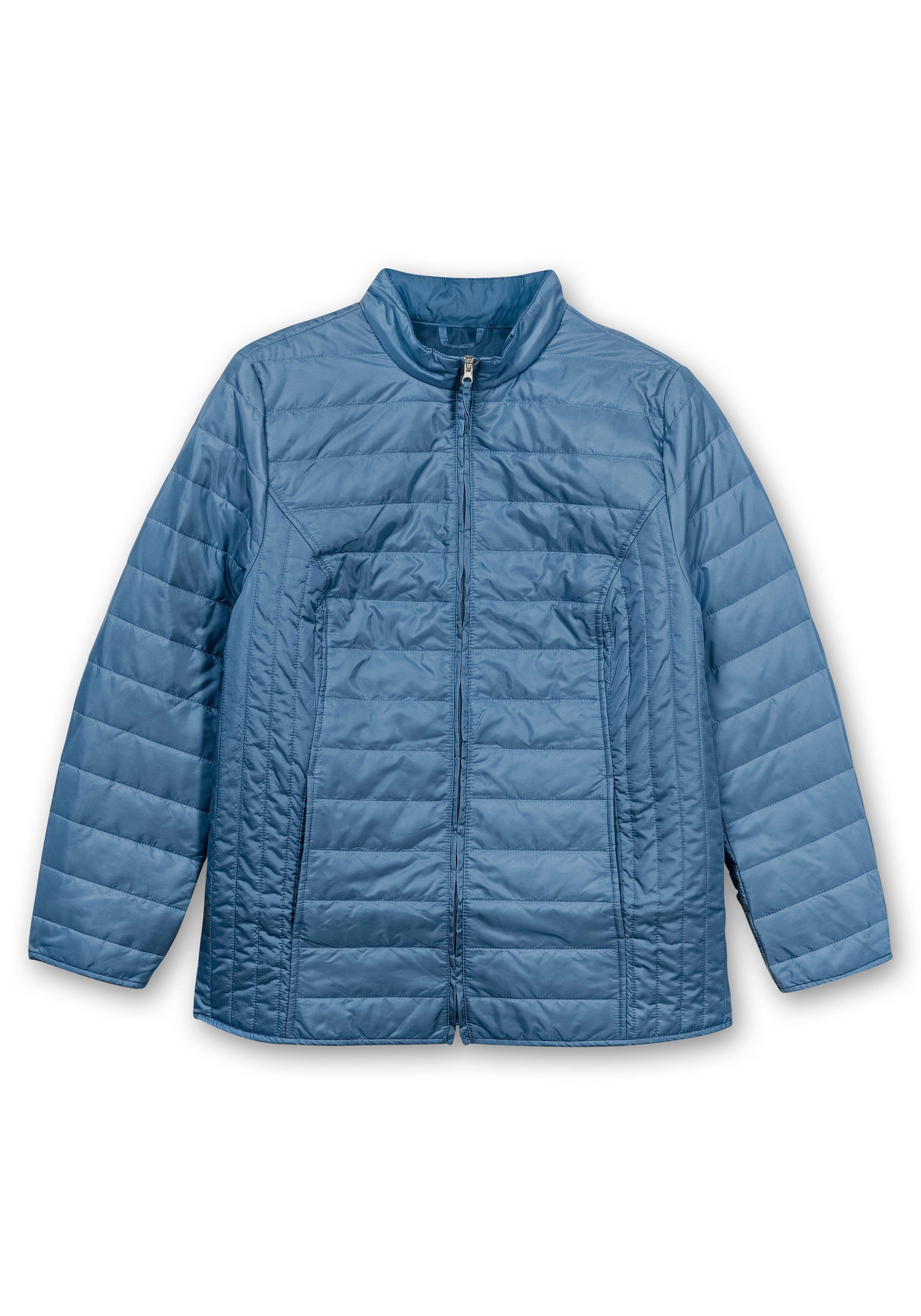 Leicht wattierte Steppjacke mit Stehkragen