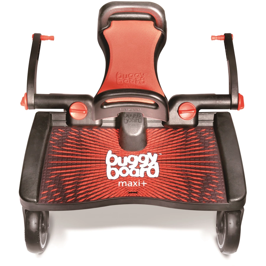 Lascal Buggy Board Maxi + mit Sitz rot