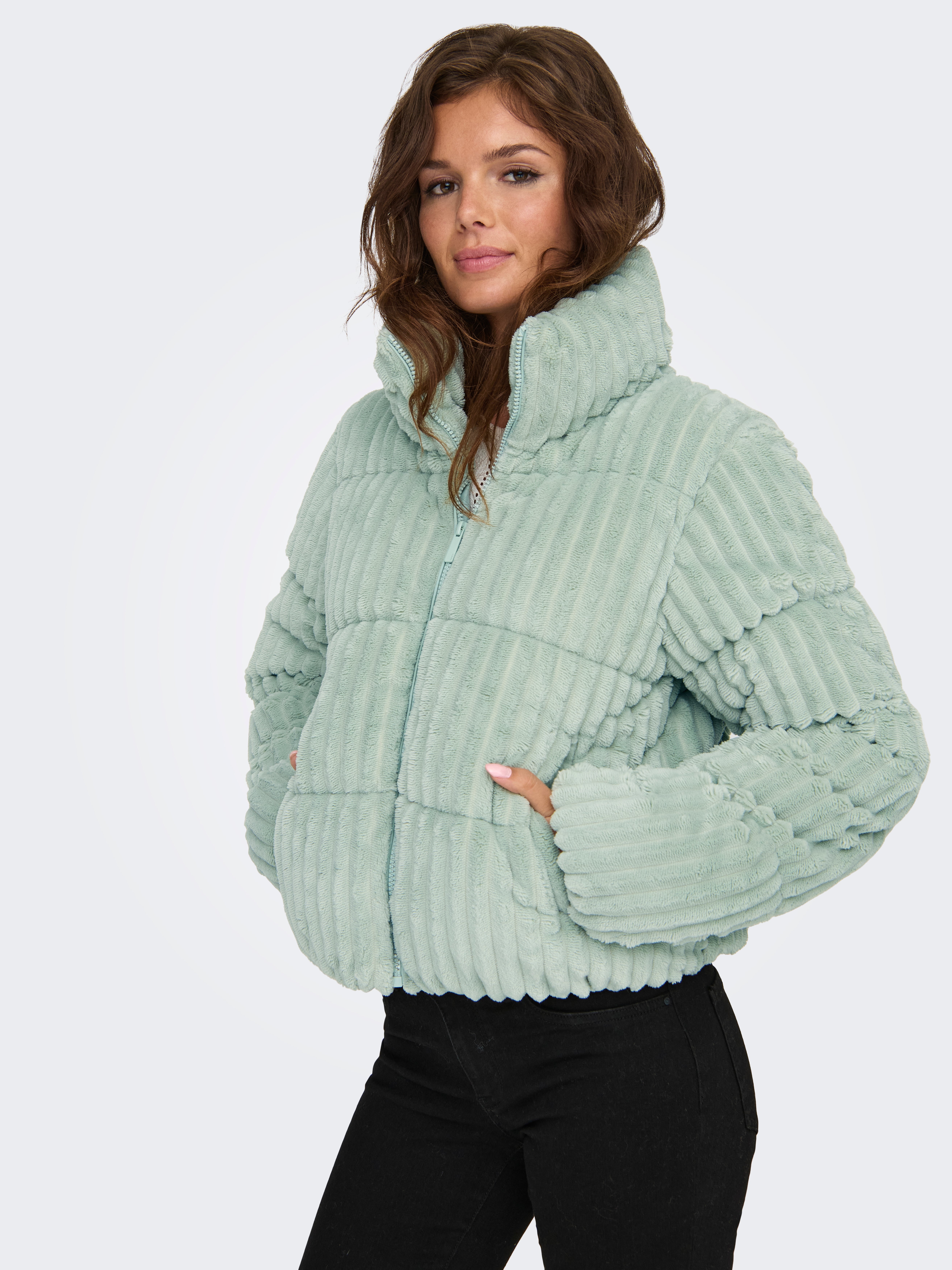 ONLPAULINA Daunenjacke Aqua Gray