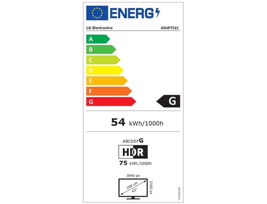 LG - TV LED 4K 108 cm 43UP751C