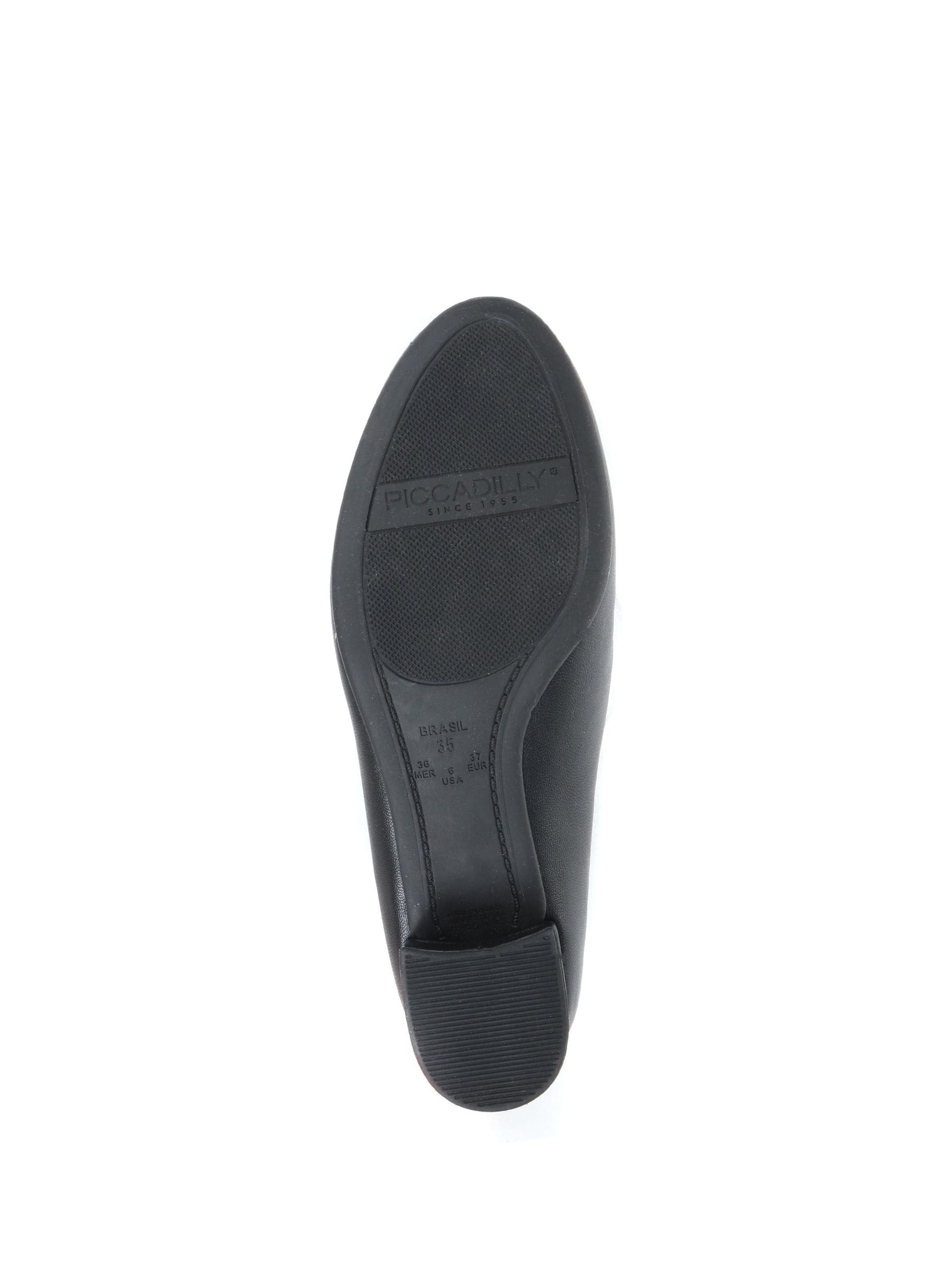 Zwart - Pavers pumps met blokhak