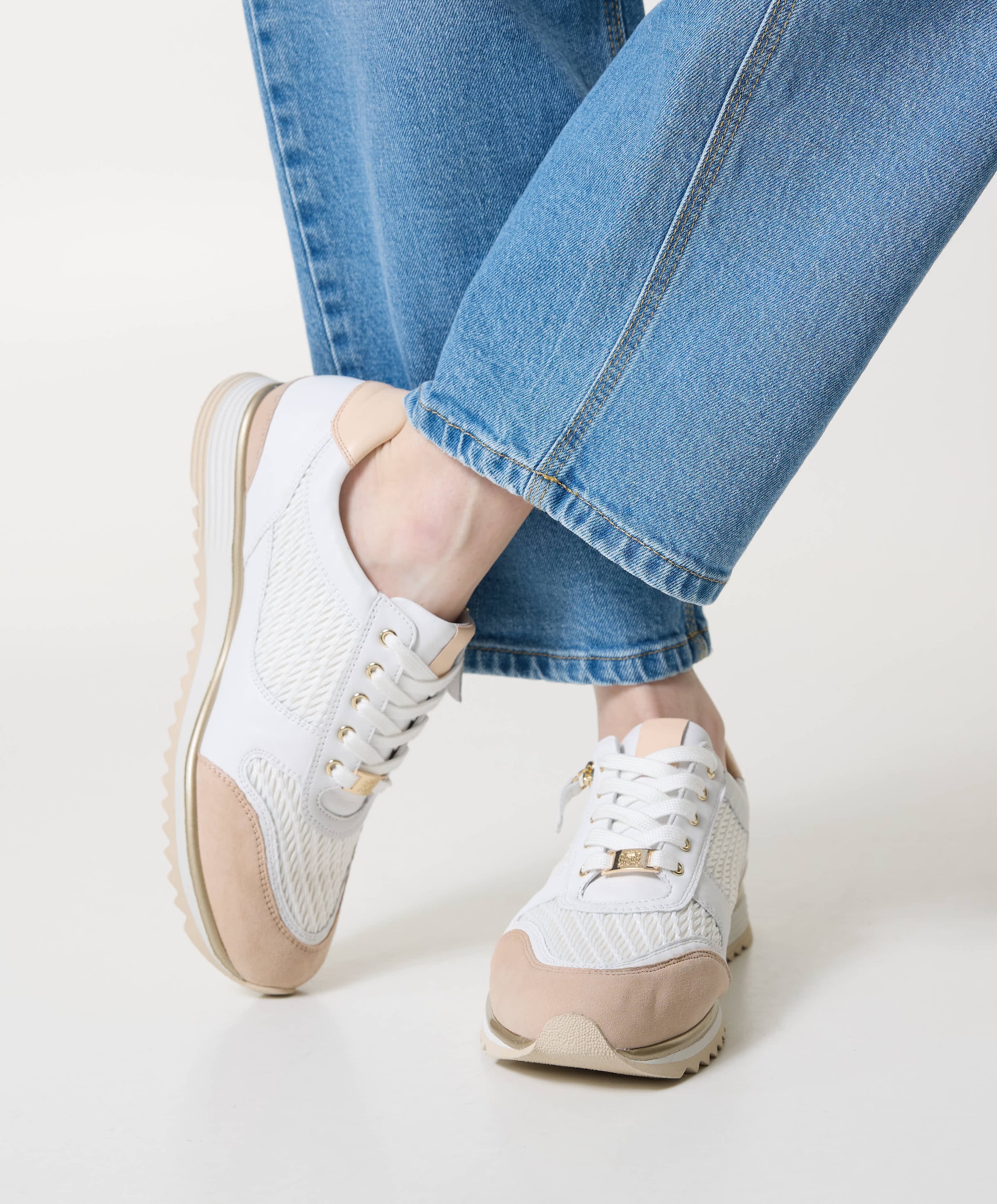 Hassia dames sneakers wit