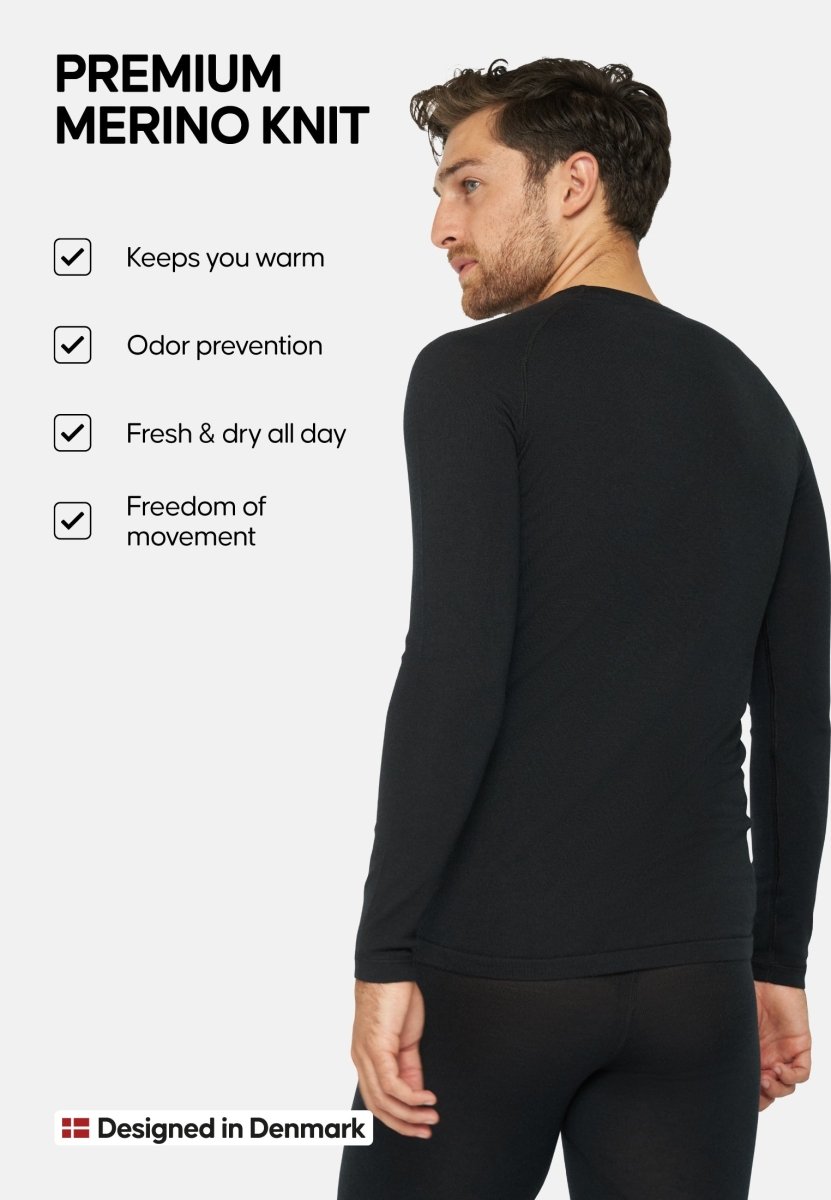 MERINOULD BASELAYER BLUSE TIL MÆND
