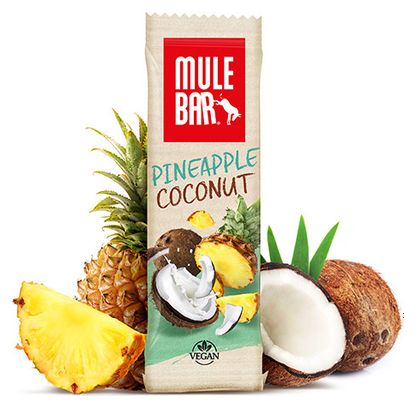 Barre énergétique MuleBar Vegan Ananas/Noix de Coco - 40g