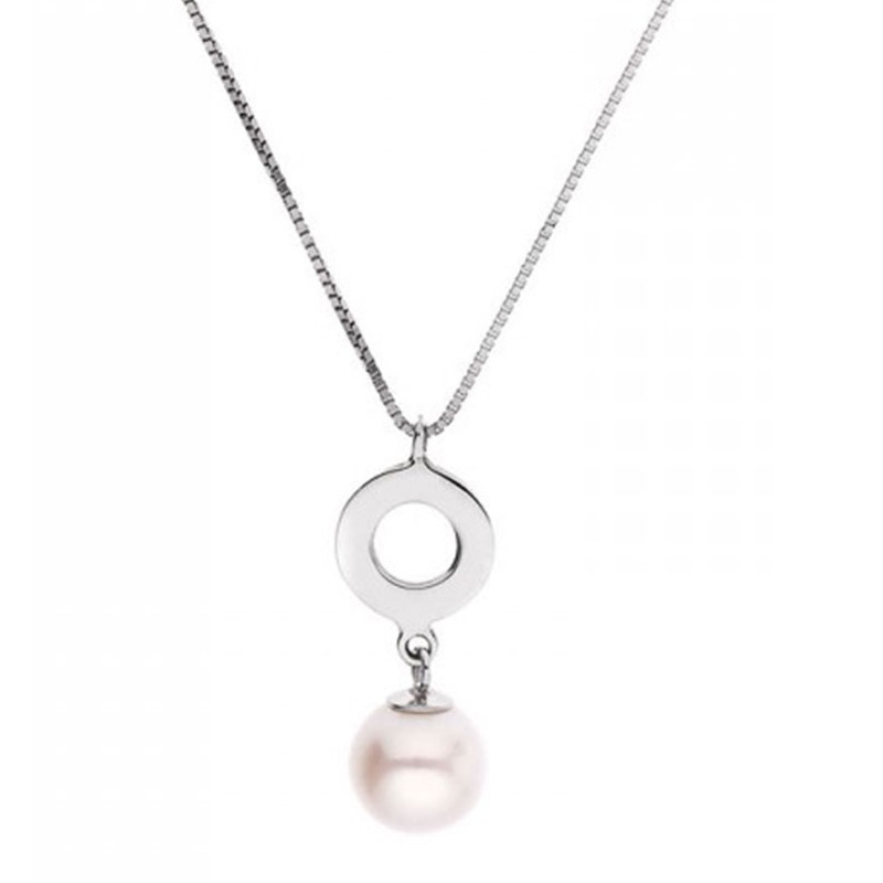 Collier Perle de Culture Blanche et Argent 925/1000