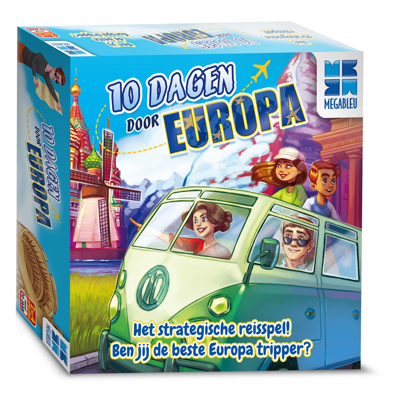 Megableu 10 Dagen door Europa- Bordspel