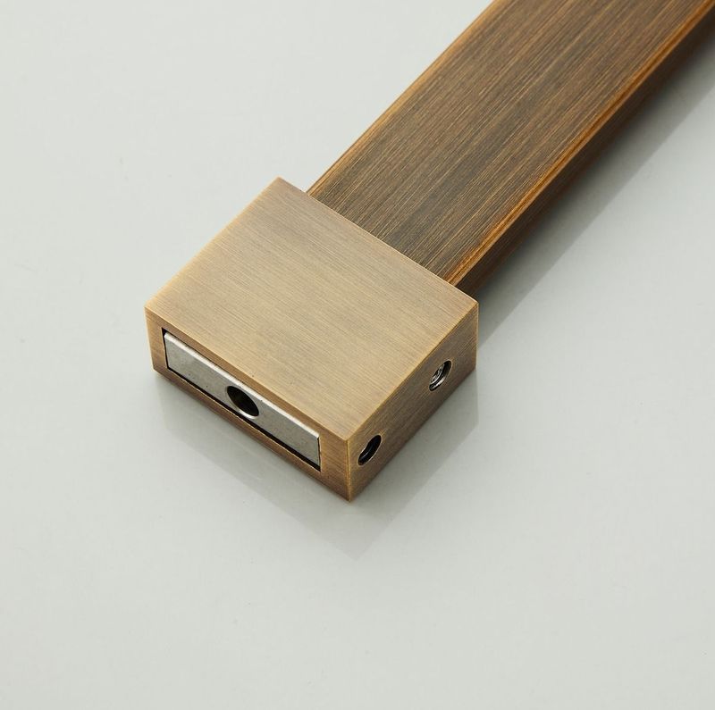Saniclear - Rivo - Inloop Douchecabine - Verouderd Messing - 170x80cm met 30cm Zijwand en 60cm Vrije Inloop