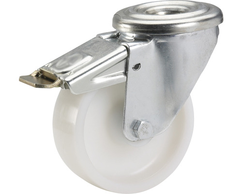 Transportmiddel zwenkwiel, polyamide, vergrendelbaar, Ø 100 mm, tot 200 kg