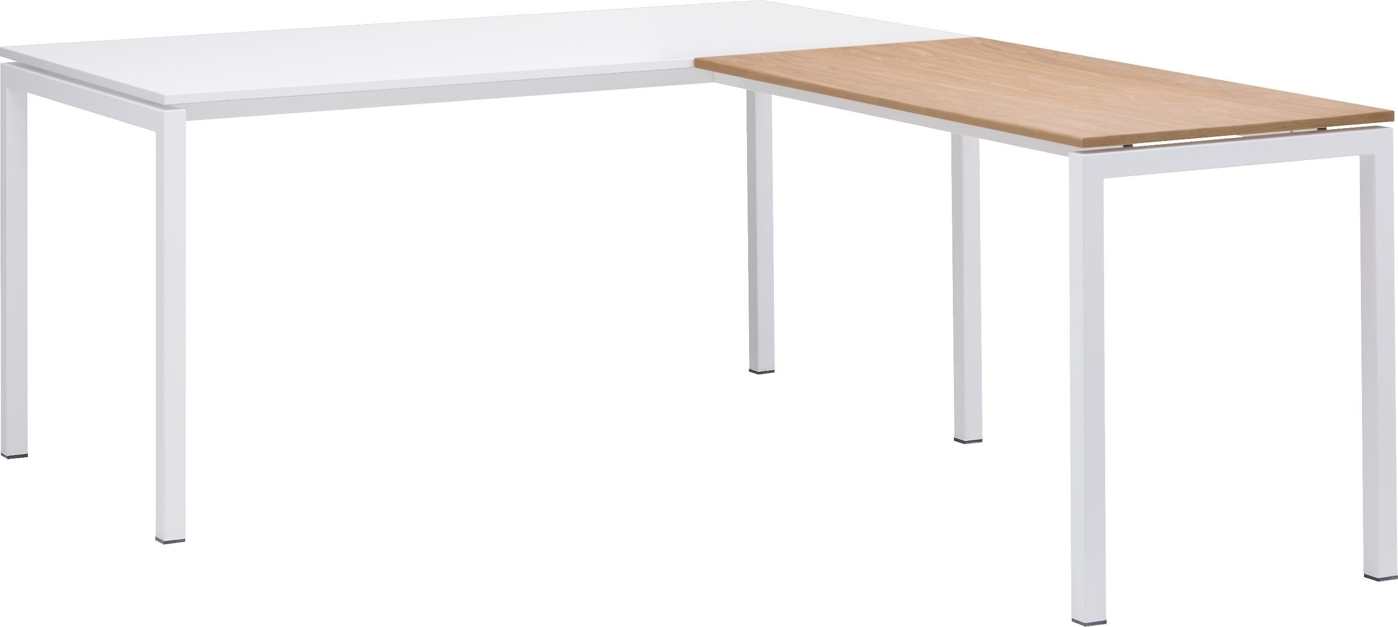 OFFICE X Eckschreibtisch - Weiss / B: 160.0 cm x T: 200.0 cm x H: 73.3 cm