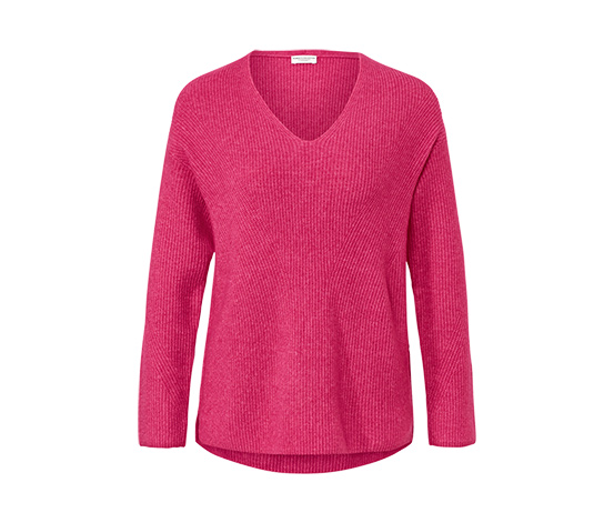 Grobstrickpullover, himbeere