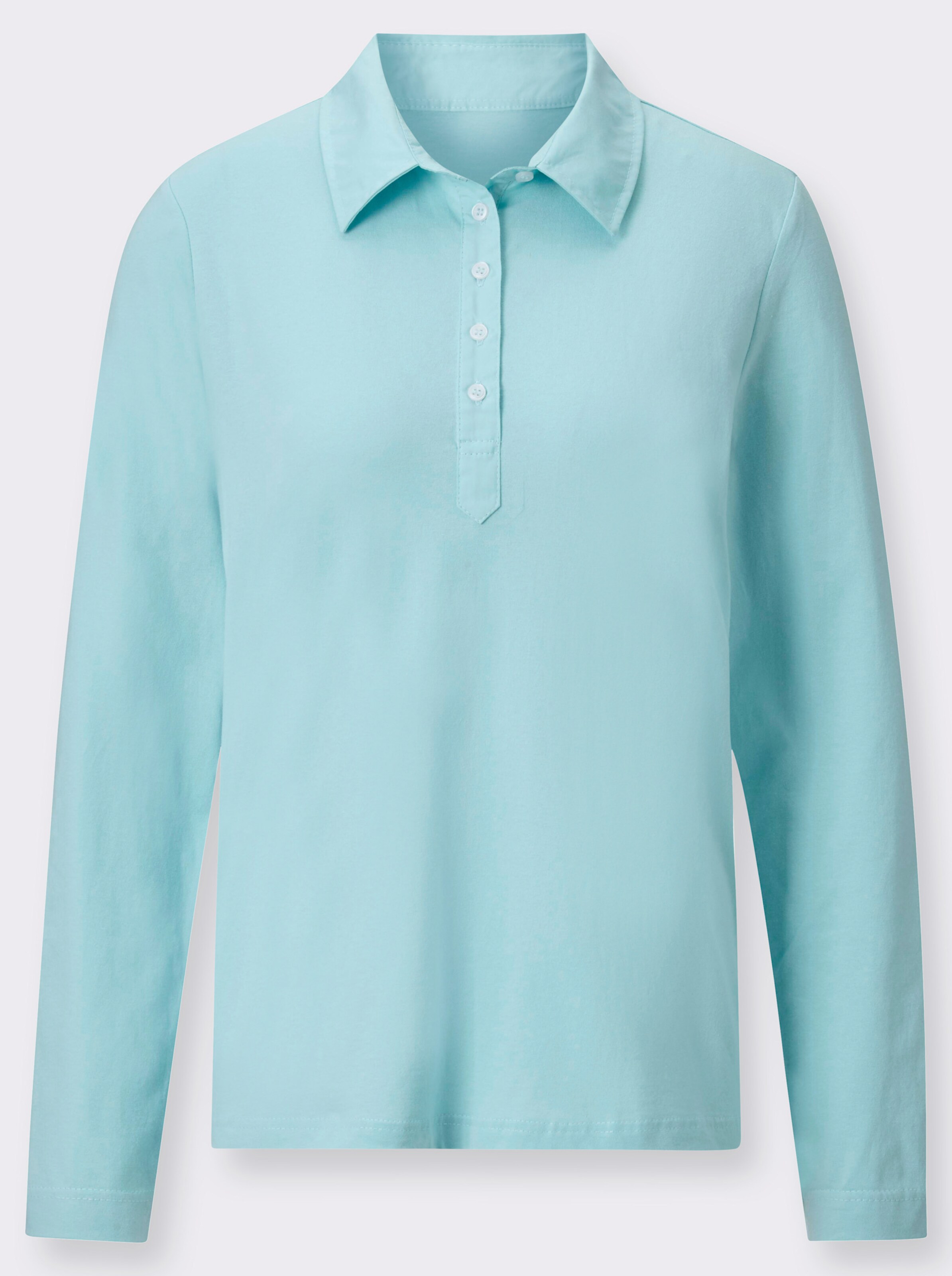Langarm-Poloshirt