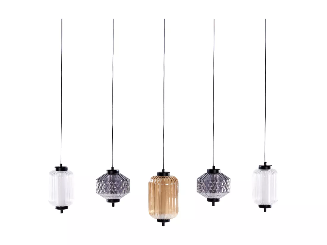 Lampe LED suspendue SULLANE LED Verre Multicolore
