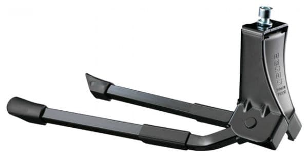 BEQUILLE VELO DOUBLE CENTRALE URSUS HOOPER FOOT 26  PLIABLE ALU NOIR (275mm) - SUPPORTE POIDS 50KGS (LIVRE SUR CARTE)