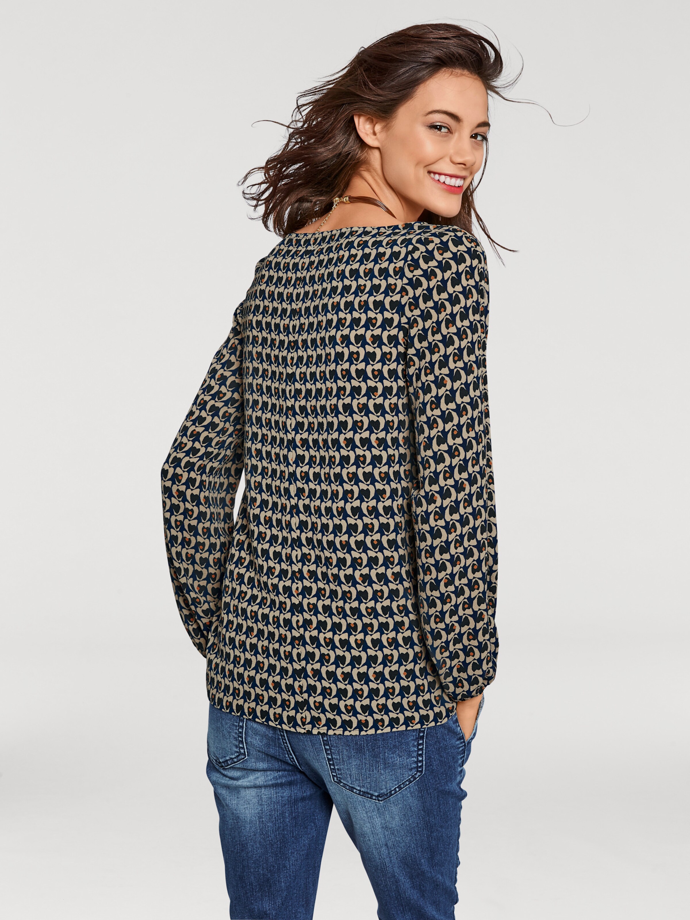 Druckbluse
