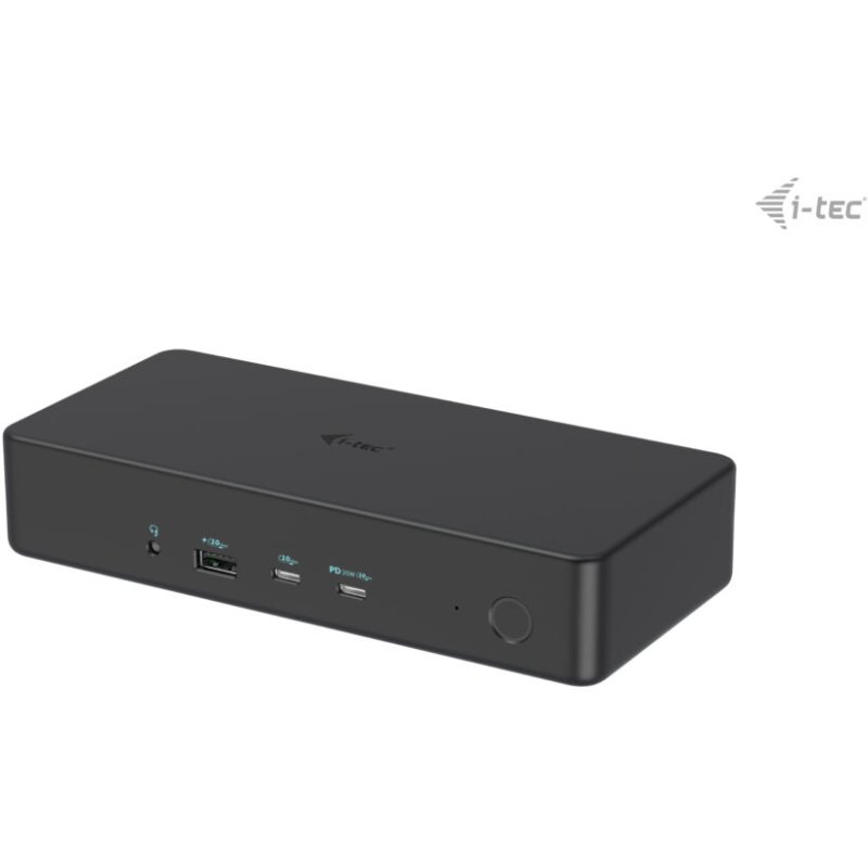 i-tec USB 3.0 / USB-C / Thunderbolt 3 Professional Dual 4K Display Docking Station Generation 2 + Power Delivery 100W