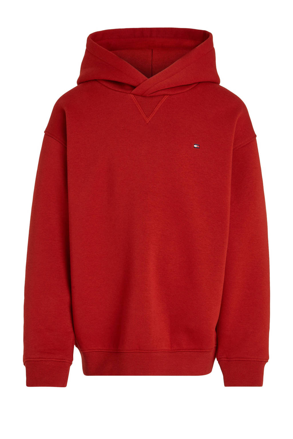 Tommy Hilfiger gemêleerde hoodie rood