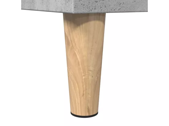 Armoire de salle de bain gris béton 30x30x100 cm