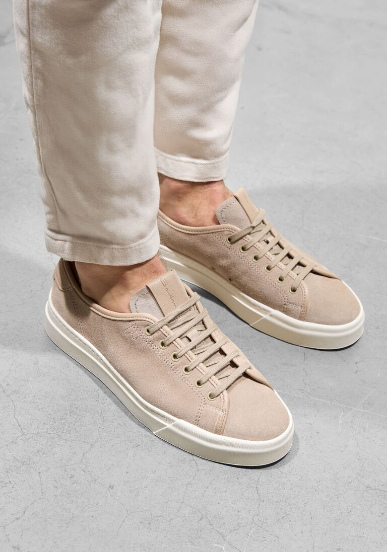 beige santoni sneakers volee d